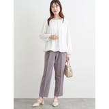 ラクケアアクセサリー付きタックバルーンブラウス | LUDIC PARK | 詳細画像12 