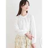 ラクケアアクセサリー付きタックバルーンブラウス | LUDIC PARK | 詳細画像15 