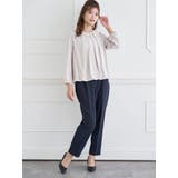 ラクケアアクセサリー付きタックバルーンブラウス | LUDIC PARK | 詳細画像27 