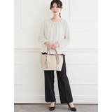 ラクケアアクセサリー付きタックバルーンブラウス | LUDIC PARK | 詳細画像37 