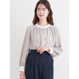 ラクケア 配色パイピングブラウス | LUDIC PARK | 詳細画像9 