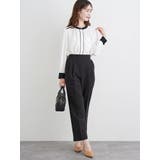 ラクケア 配色パイピングブラウス | LUDIC PARK | 詳細画像24 