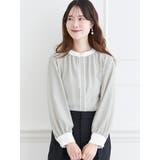 ラクケア 配色パイピングブラウス | LUDIC PARK | 詳細画像26 