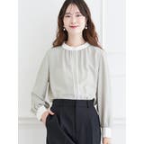 ラクケア 配色パイピングブラウス | LUDIC PARK | 詳細画像27 