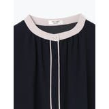 ラクケア 配色パイピングブラウス | LUDIC PARK | 詳細画像35 