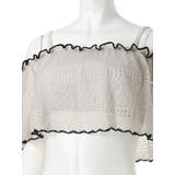 透かし編みニットオフショルダービキニ | Resort Island | 詳細画像34 