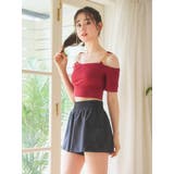 チェーン×オフショル水着 スイムウェア 3点セット | Resort Island | 詳細画像13 