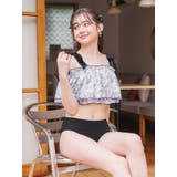 花柄・ドット柄×オフショル水着 スイムウェア 3点セット | Resort Island | 詳細画像33 