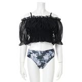 オーガンジー×オフショル水着 スイムウェア 3点セット | Resort Island | 詳細画像54 