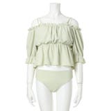 ジャガード×オフショル水着 スイムウェア 3点セット | Resort Island | 詳細画像43 