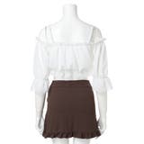 ストライプシフォン×オフショル水着 スイムウェア ２点セット | Resort Island | 詳細画像17 