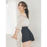 配色メロー×オフショル水着 スイムウェア 3点セット | Resort Island | 詳細画像9 