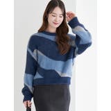 青 | ニュアンスラメシャギープルオーバー | LUDIC PARK