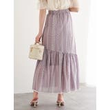 刺繍風プリントマーメイドスカート | LUDIC PARK | 詳細画像4 