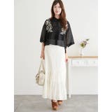 刺繍風プリントマーメイドスカート | LUDIC PARK | 詳細画像17 