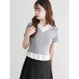 シャツレイヤード風トップス | LUDIC PARK | 詳細画像16 