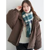 格子柄フリンジストール | LUDIC PARK | 詳細画像1 