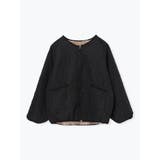 黒 | リバーシブルハートキルトジャケット | LUDIC PARK