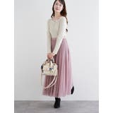 ヘンリーネックリブニットトップス（無地・ボーダー柄） | LUDIC PARK | 詳細画像6 