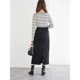 ヘンリーネックリブニットトップス（無地・ボーダー柄） | LUDIC PARK | 詳細画像15 