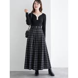 ヘンリーネックリブニットトップス（無地・ボーダー柄） | LUDIC PARK | 詳細画像20 