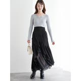 ヘンリーネックリブニットトップス（無地・ボーダー柄） | LUDIC PARK | 詳細画像24 