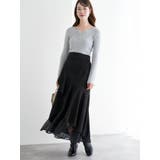 ヘンリーネックリブニットトップス（無地・ボーダー柄） | LUDIC PARK | 詳細画像25 