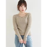 フロントクロスリブラメニットトップス | LUDIC PARK | 詳細画像29 