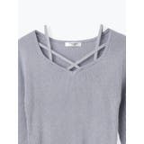 フロントクロスリブラメニットトップス | LUDIC PARK | 詳細画像38 