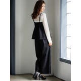 [SET]スエードポンチラップ風キャミソール×ワイドパンツ | LUDIC PARK | 詳細画像3 