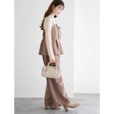 [SET]スエードポンチレースアップキャミソール×ワイドパンツ | LUDIC PARK | 詳細画像12 