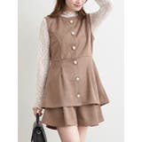 モカ茶 | スエポンベストセットアップ | LUDIC PARK