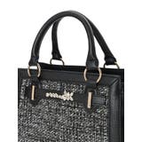 [2WAY]ビジュー付きツイード×フェイクレザーバッグ | LUDIC PARK | 詳細画像16 