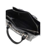 [2WAY]ビジュー付きツイード×フェイクレザーバッグ | LUDIC PARK | 詳細画像21 