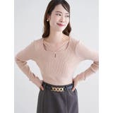 パール付きクロスリブニットトップス | LUDIC PARK | 詳細画像11