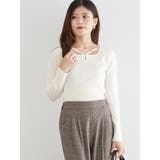 パール付きクロスリブニットトップス | LUDIC PARK | 詳細画像21