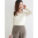 パール付きクロスリブニットトップス | LUDIC PARK | 詳細画像22