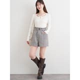 パール付きクロスリブニットトップス | LUDIC PARK | 詳細画像36