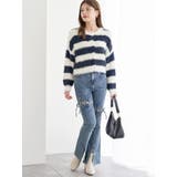 フェザーボーダーカーディガン | LUDIC PARK | 詳細画像10 