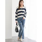 フェザーボーダーカーディガン | LUDIC PARK | 詳細画像12 