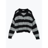 フェザーボーダーカーディガン | LUDIC PARK | 詳細画像18 