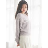 ラメフェザーロゴジャガードプルオーバー | LUDIC PARK | 詳細画像4 