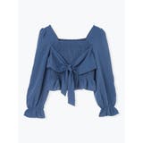 フロントリボンシャーリングブラウス（無地・チェック柄） | LUDIC PARK | 詳細画像44 