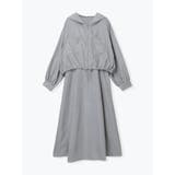 サックス | [SET]フードブルゾン×キャミワンピース（無地・チェック柄） | LUDIC PARK