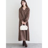 Ｃ柄 | [SET]フードブルゾン×キャミワンピース（無地・チェック柄） | LUDIC PARK