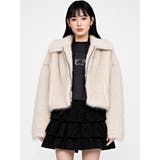 アイボリー | MIXファーブルゾン | LUDIC PARK