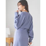 [SET]リボンモチーフトップス×キャミワンピース | LUDIC PARK | 詳細画像4 