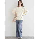 [SET]配色カーディガン×パンツセットアップ | LUDIC PARK | 詳細画像11 