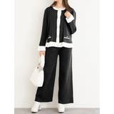 [SET]配色カーディガン×パンツセットアップ | LUDIC PARK | 詳細画像15 