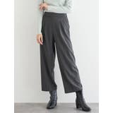 ラクケア 起毛無地ワイドパンツ | LUDIC PARK | 詳細画像1 